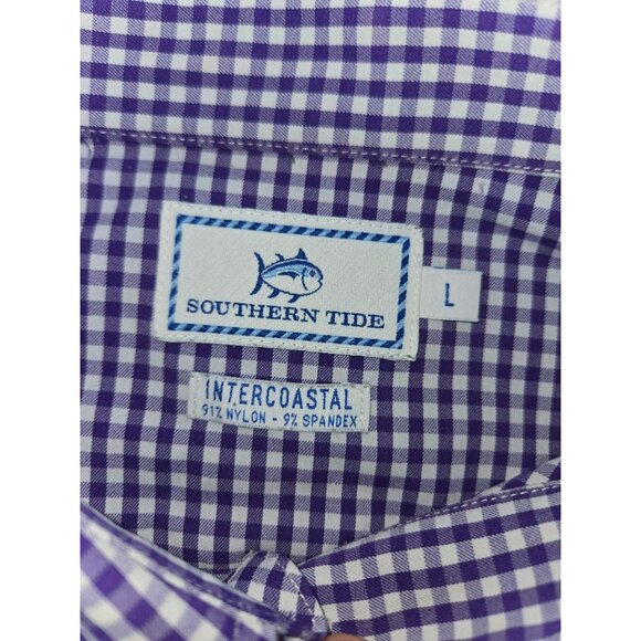 TCU Horned Frogs Southern Tide Mens Intercoastal Shirt Large - Picture 5 of 8